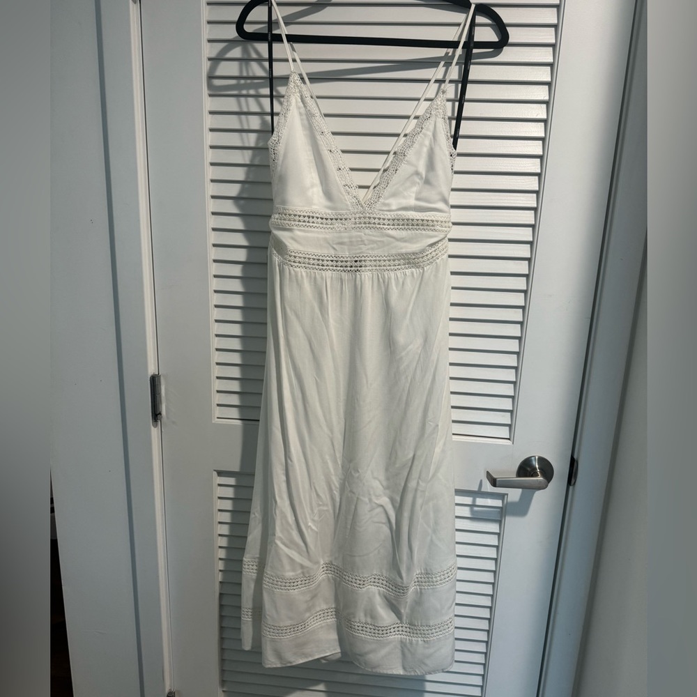 Ivory woven dress
